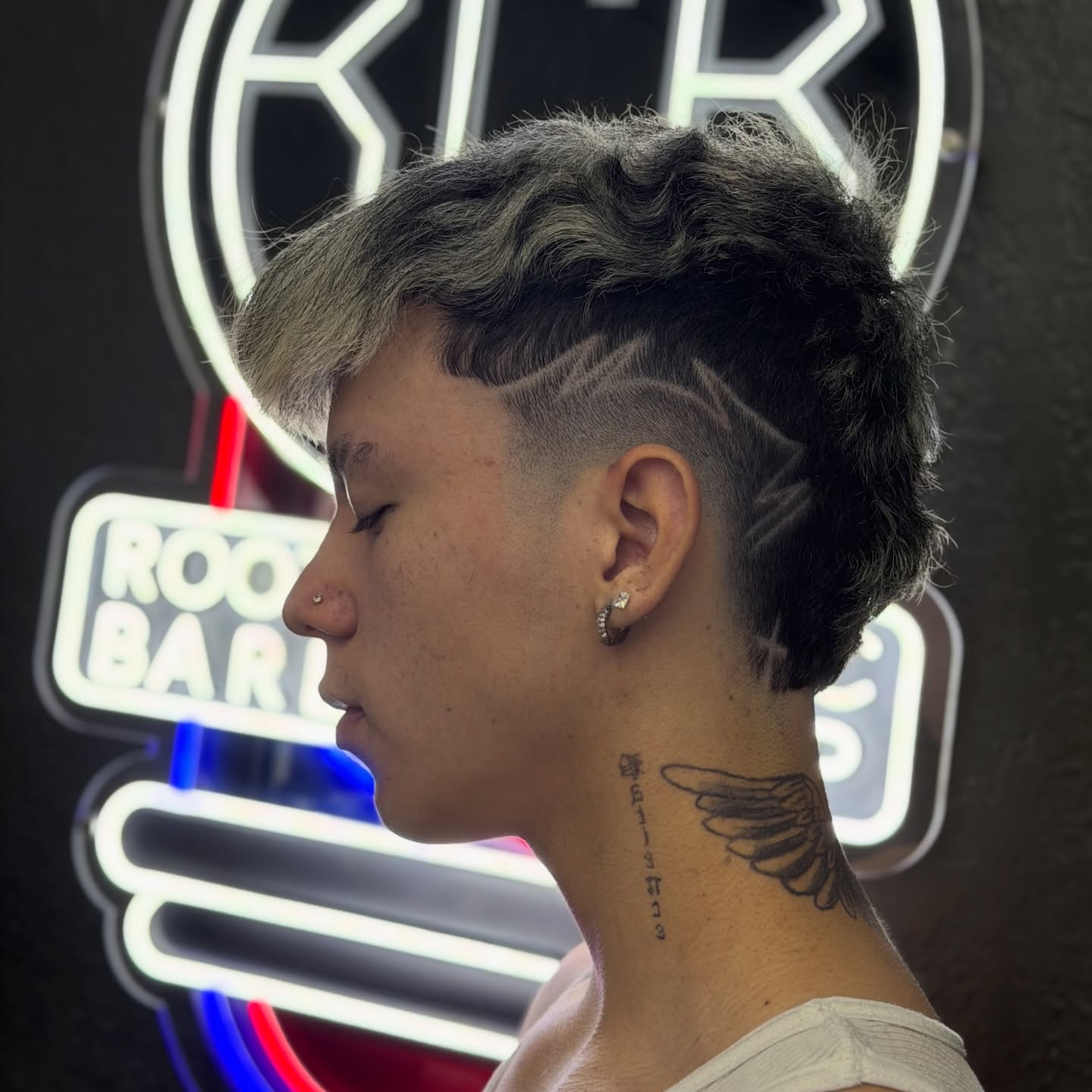 Modern cut with skin fade by Caio