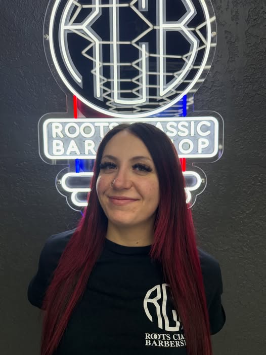 Hailey, barber at Roots Classic in Port Orange, FL
